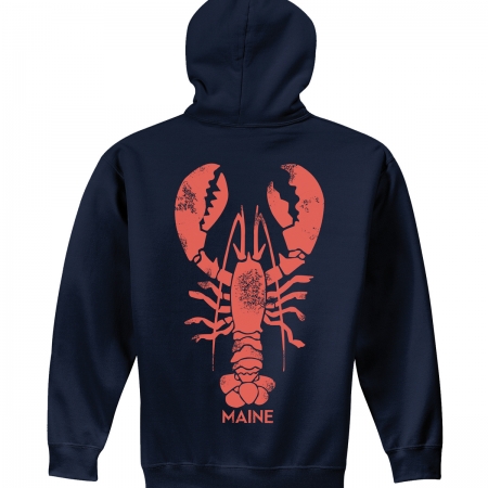 Giant Vintage Lobster Hoodie